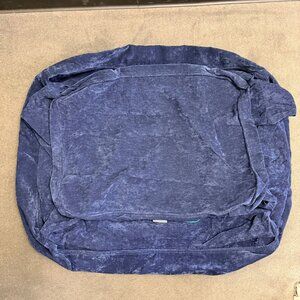 Lovesac Deep Seat Cover Set: Sapphire Navy Corded Velvet